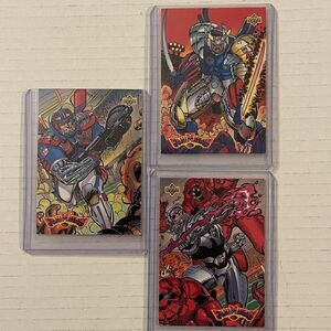 1992 Upper Deck‎ Jim Kelly Mike Singletary Eric Dickerson Fanimation Card NFL